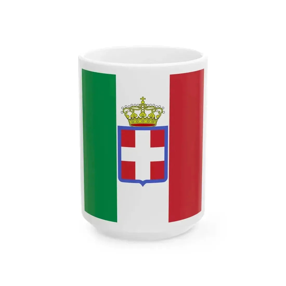 Flag of Italy 1860 (Eritrea) White Coffee Mug 15oz - Go Mug Yourself