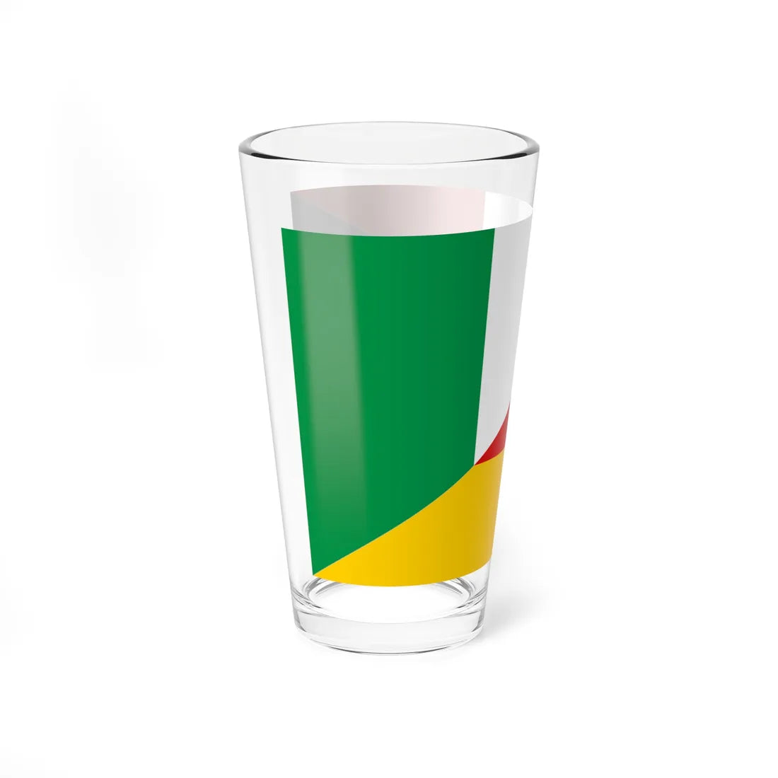 Flag of Italy and Germany (Germany) Pint Glass 16oz - Go Mug Yourself