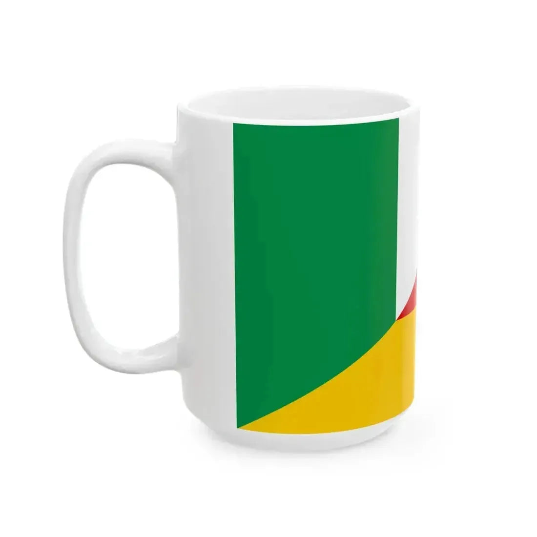 Flag of Italy and Germany (Germany) White Coffee Mug - Go Mug Yourself