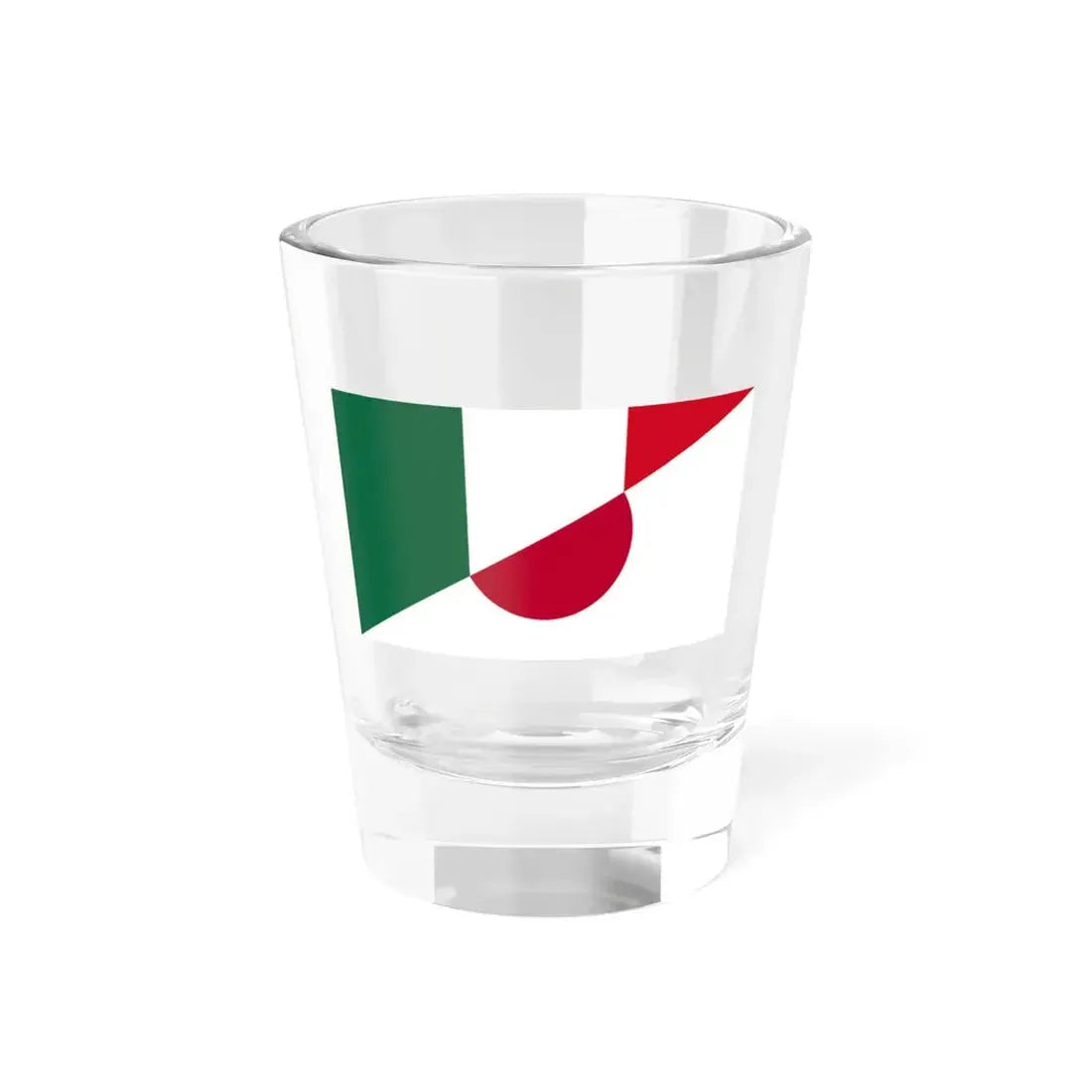 Flag of Italy and Japan (Italy) Shot Glass 1.5oz 1.5oz - Go Mug Yourself