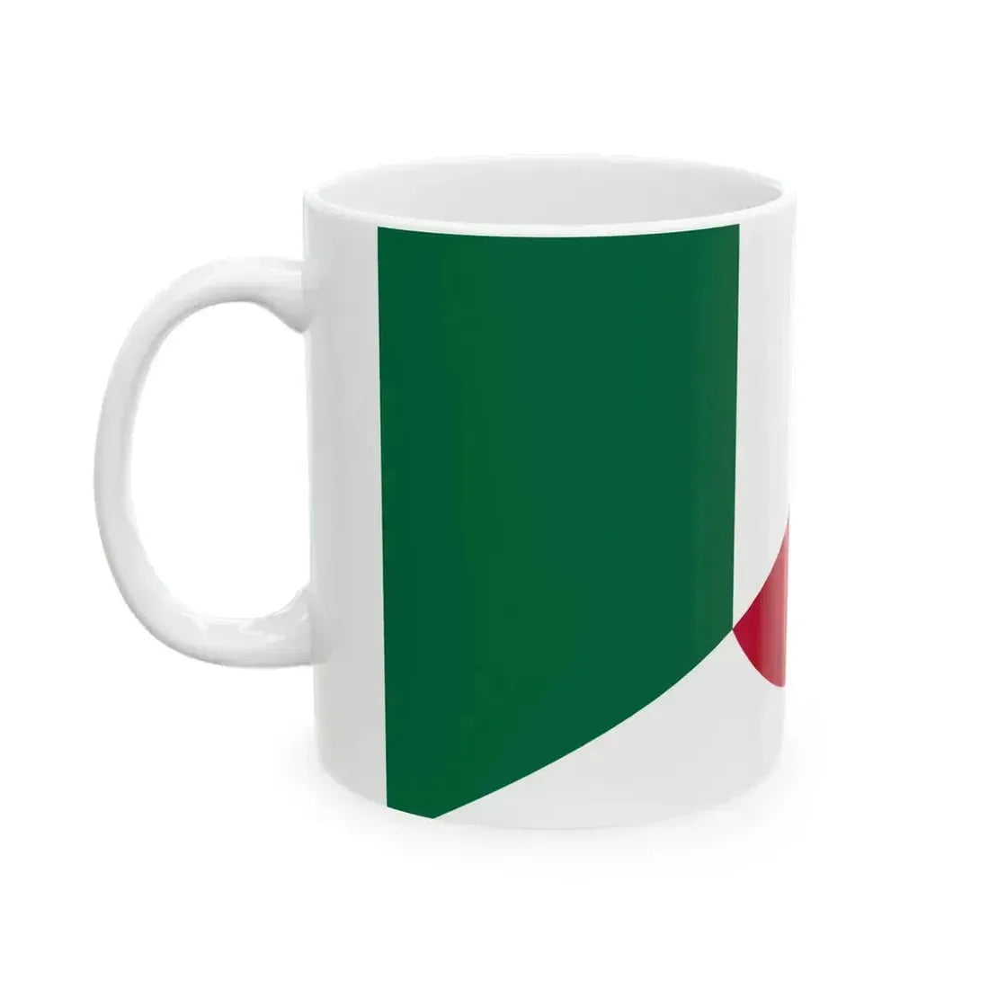 Flag of Italy and Japan (Italy) White Coffee Mug - Go Mug Yourself