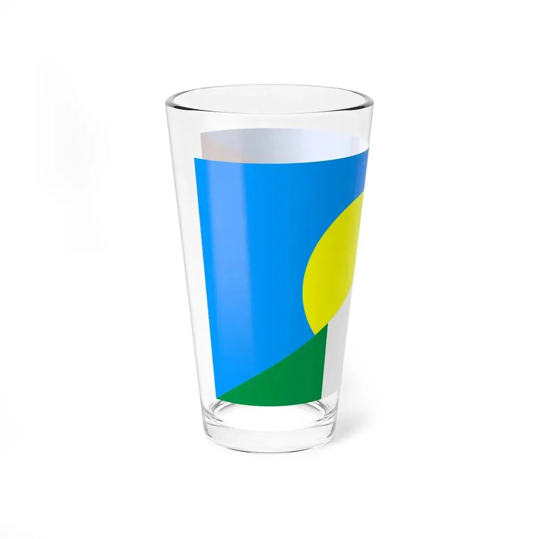 Flag of Italy and Palau (Italy) Pint Glass 16oz - Go Mug Yourself
