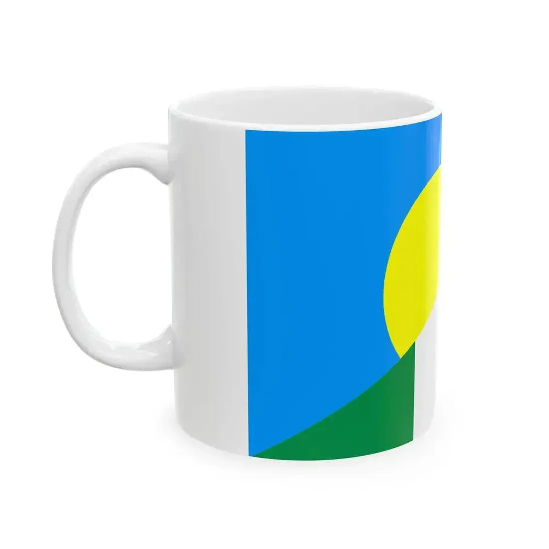 Flag of Italy and Palau (Italy) White Coffee Mug - Go Mug Yourself