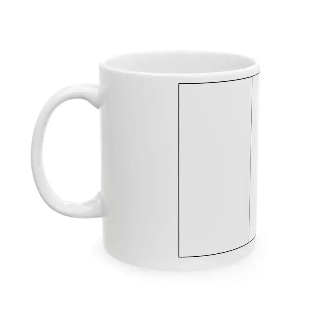 Flag of Italy colouring page (Italy) White Coffee Mug - Go Mug Yourself