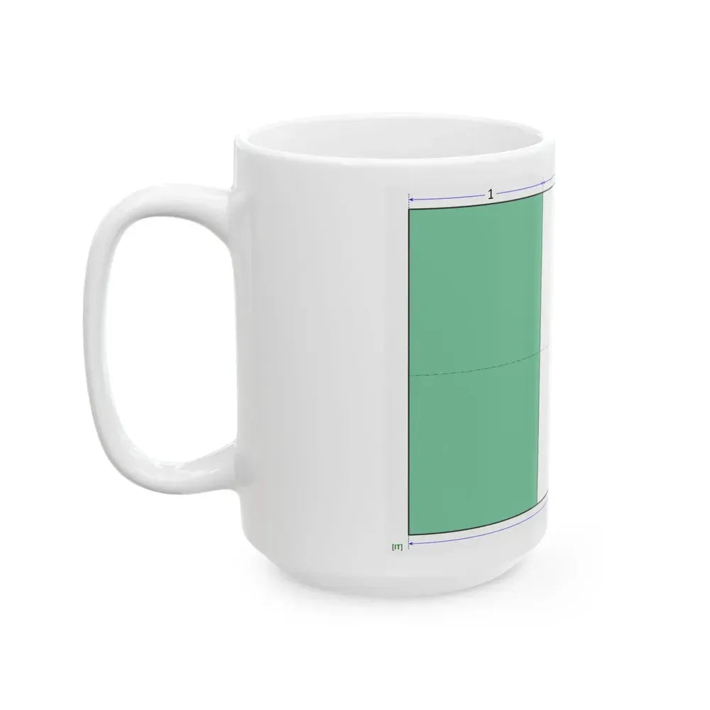 Flag of Italy construction sheet (Italy) White Coffee Mug - Go Mug Yourself