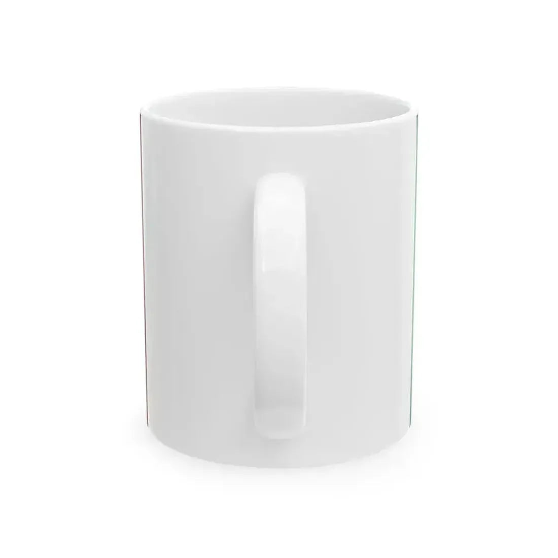 Flag of Italy with border (Italy) White Coffee Mug - Go Mug Yourself