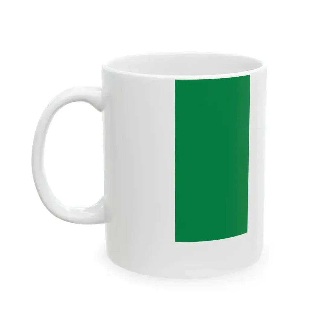 Flag of Italy with football (Italy) White Coffee Mug - Go Mug Yourself