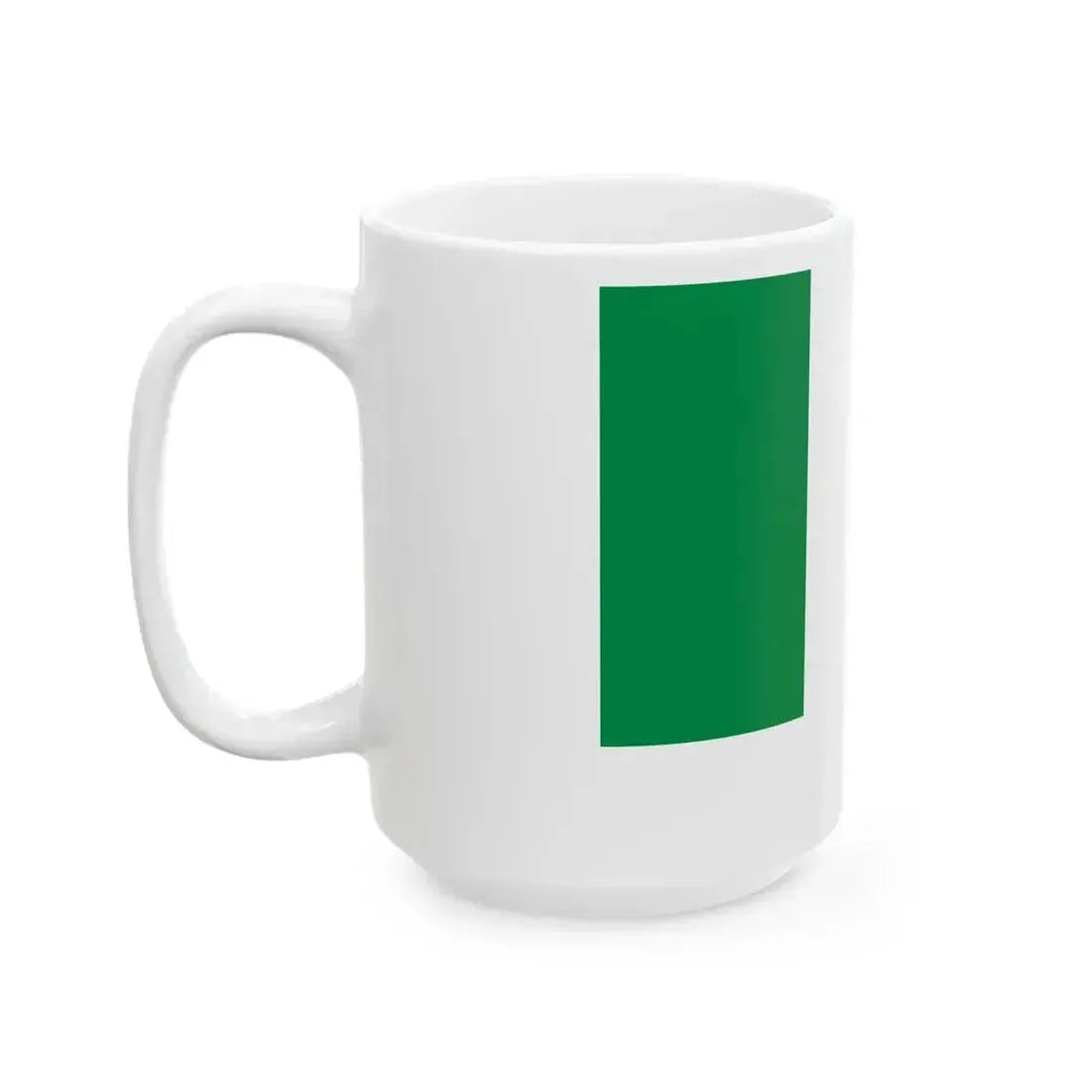 Flag of Italy with football (Italy) White Coffee Mug - Go Mug Yourself