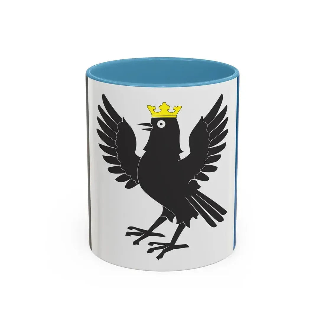 Flag of Ivano Frankivsk Oblast Ukraine - Accent Coffee Mug 11oz Light Blue - Go Mug Yourself