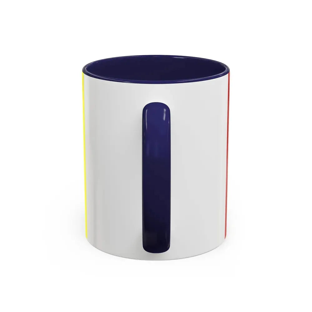 Flag of Ivano Frankivsk Oblast Ukraine - Accent Coffee Mug - Go Mug Yourself
