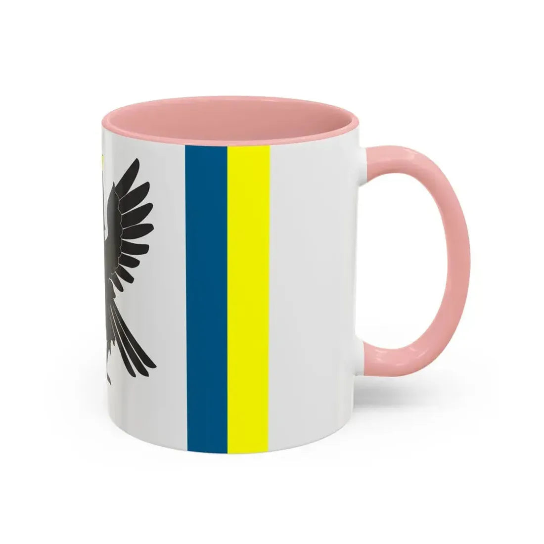 Flag of Ivano Frankivsk Oblast Ukraine - Accent Coffee Mug - Go Mug Yourself