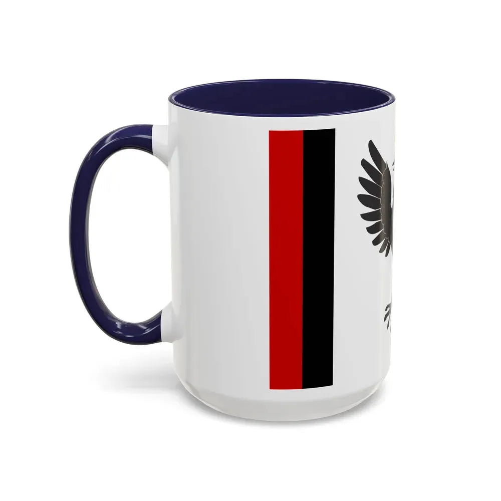 Flag of Ivano Frankivsk Oblast Ukraine - Accent Coffee Mug - Go Mug Yourself