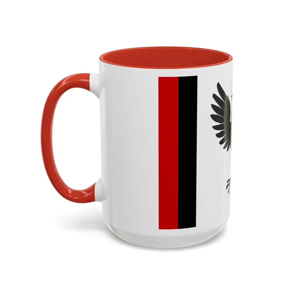 Flag of Ivano Frankivsk Oblast Ukraine - Accent Coffee Mug - Go Mug Yourself