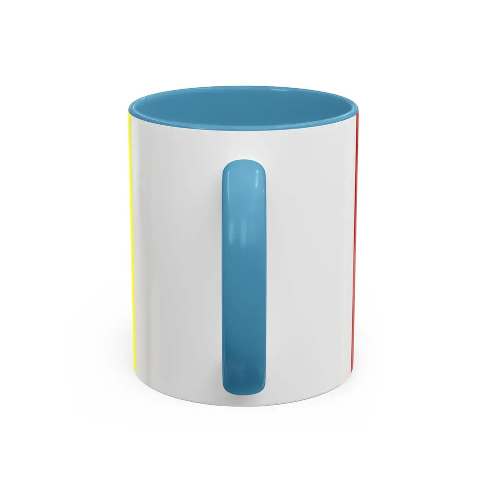 Flag of Ivano Frankivsk Oblast Ukraine - Accent Coffee Mug - Go Mug Yourself