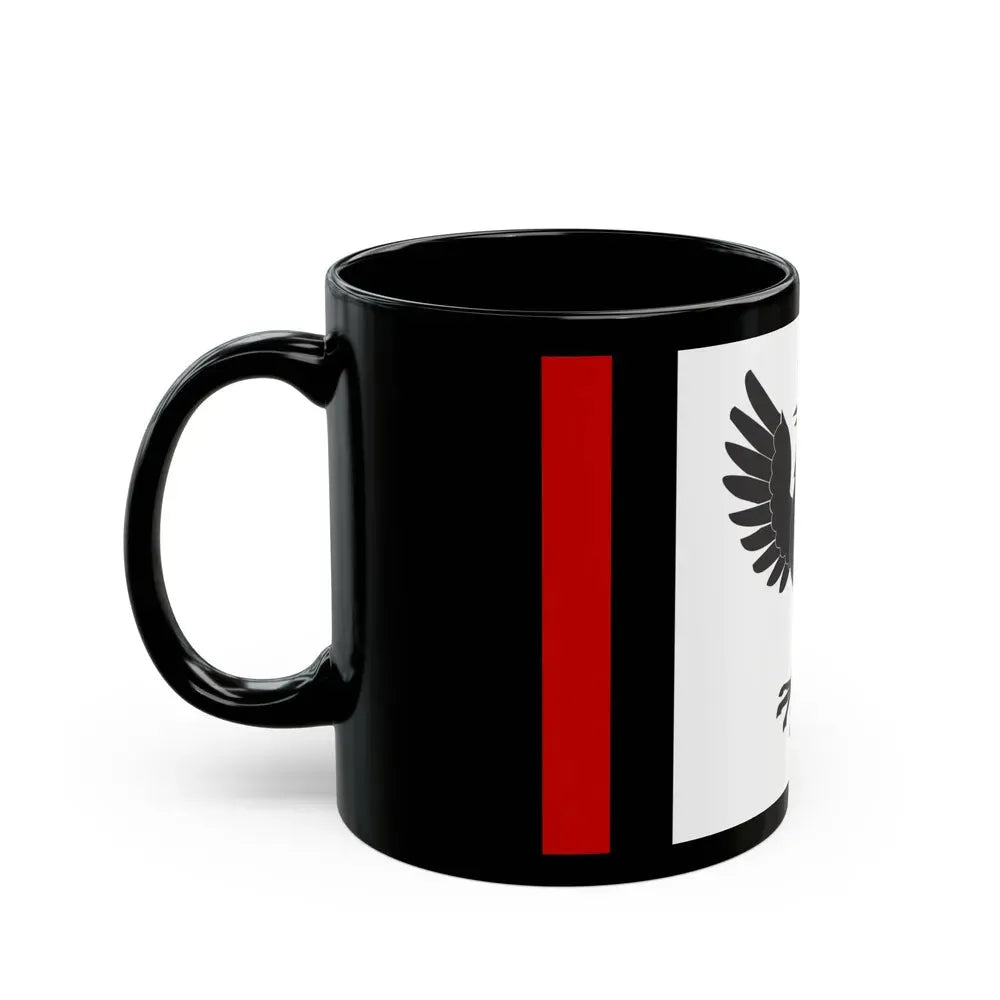 Flag of Ivano Frankivsk Oblast Ukraine - Black Coffee Mug - Go Mug Yourself