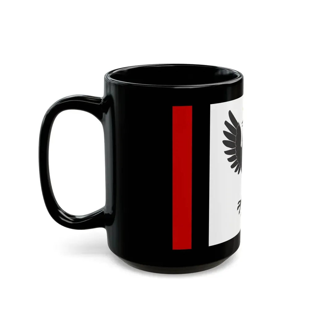 Flag of Ivano Frankivsk Oblast Ukraine - Black Coffee Mug - Go Mug Yourself