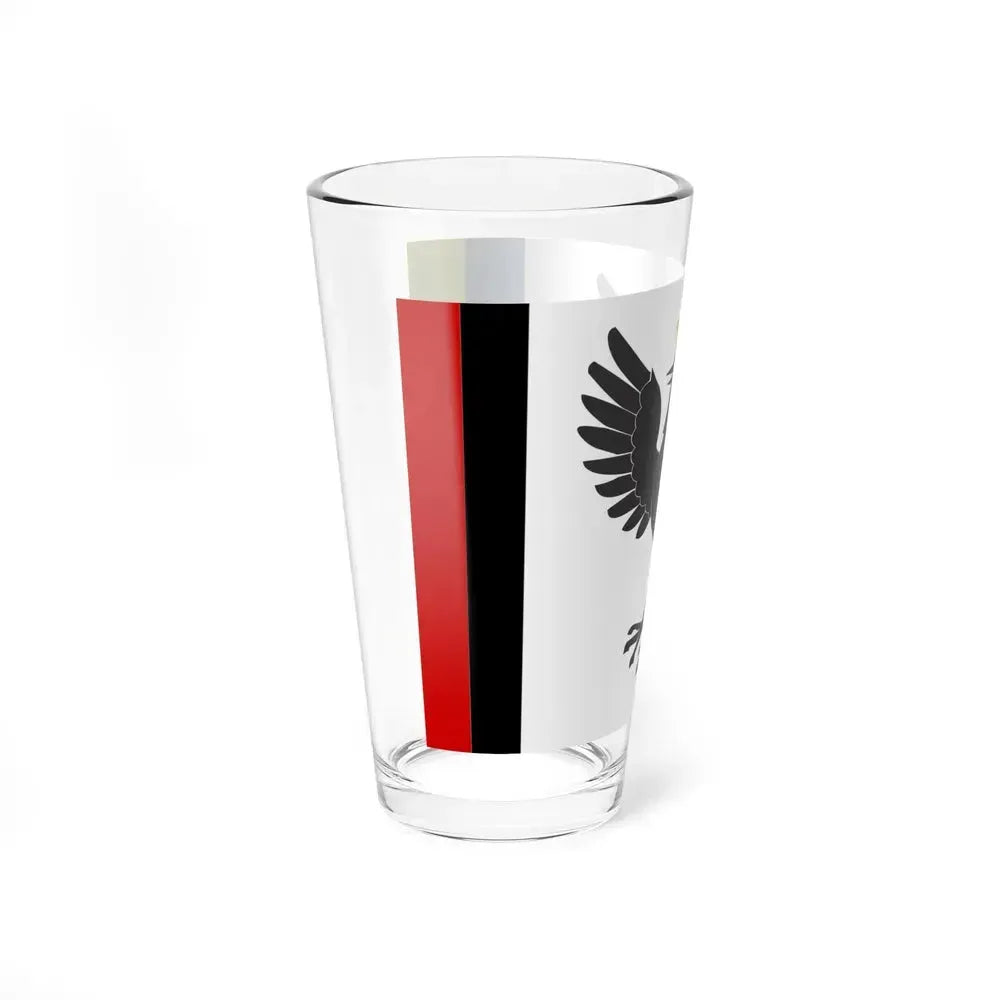 Flag of Ivano Frankivsk Oblast Ukraine - Pint Glass 16oz - Go Mug Yourself