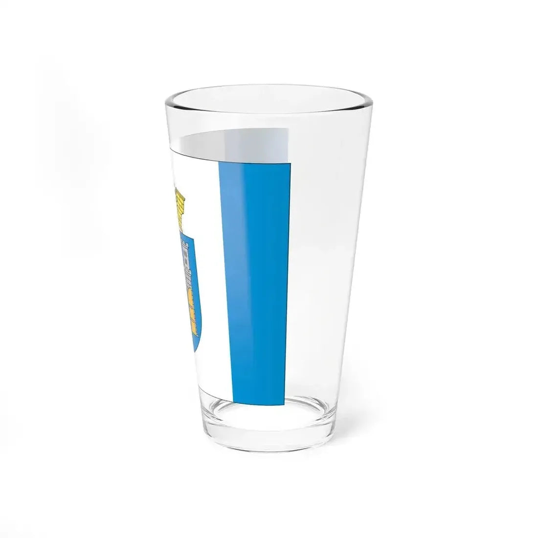 Flag of Ivano Frankivsk Ukraine - Pint Glass 16oz - Go Mug Yourself