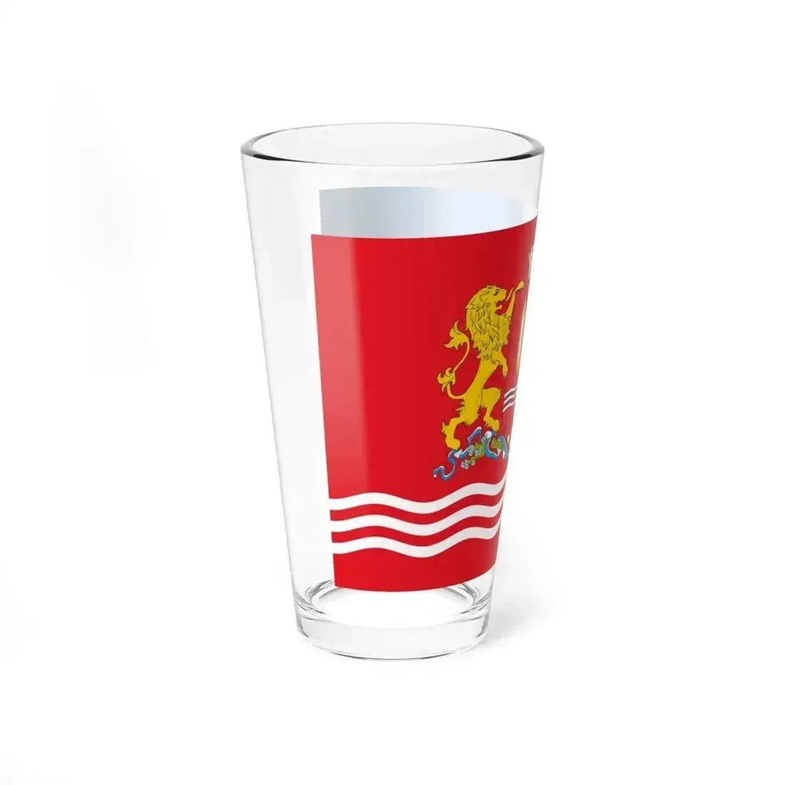 Flag of Ivanovo Oblast Russia - Pint Glass 16oz - Go Mug Yourself