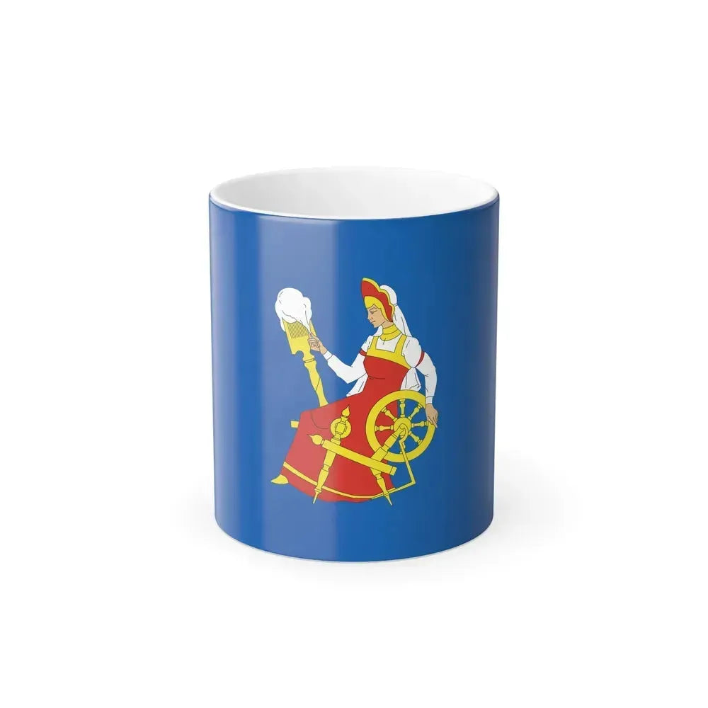 Flag of Ivanovo Russia - Color Changing Coffee Mug 11oz - Go Mug Yourself