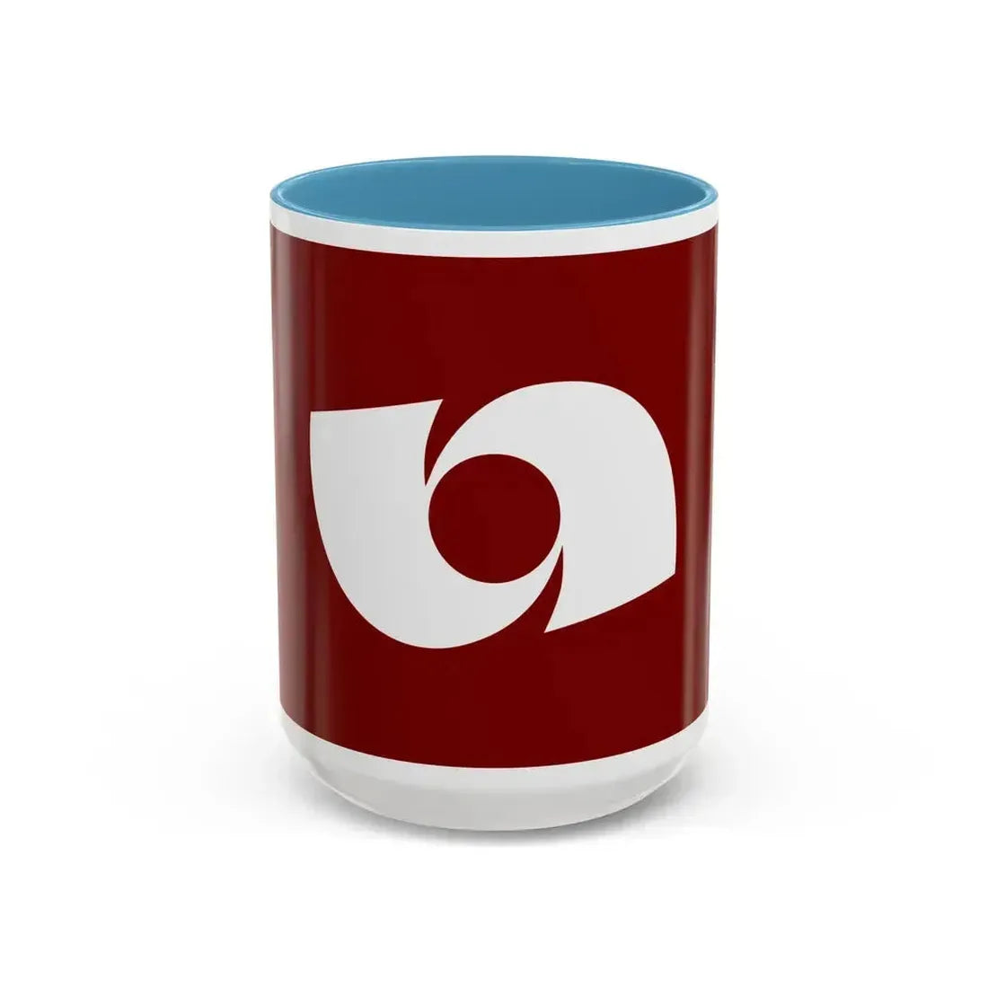 Flag of Iwaki Fukushima Japan - Accent Coffee Mug 15oz Light Blue - Go Mug Yourself