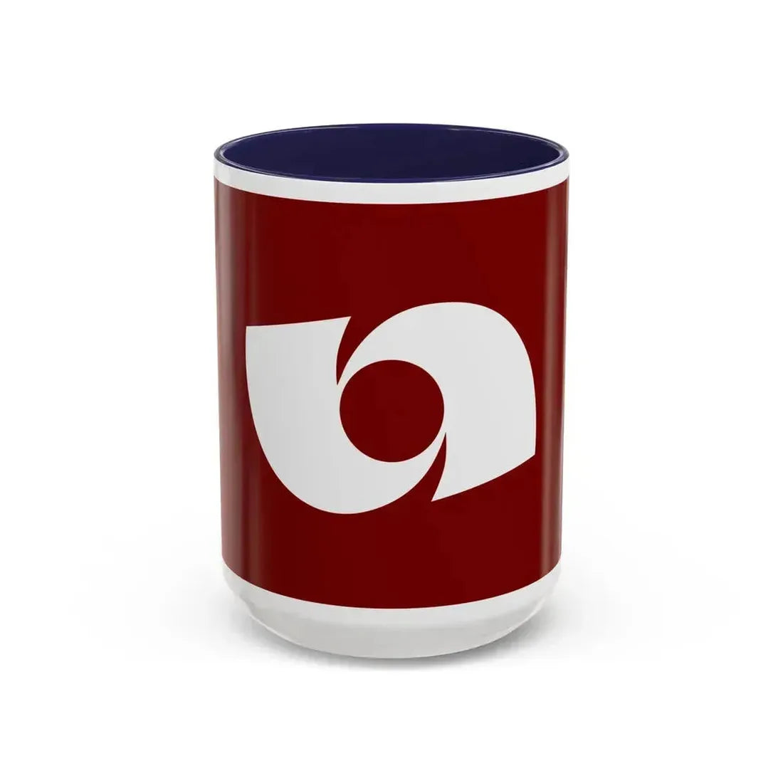 Flag of Iwaki Fukushima Japan - Accent Coffee Mug 15oz Navy - Go Mug Yourself