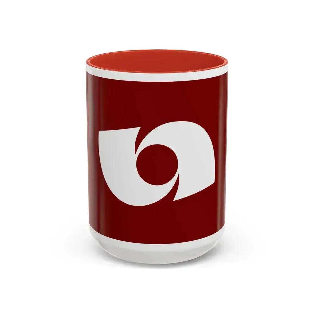Flag of Iwaki Fukushima Japan - Accent Coffee Mug 15oz Red - Go Mug Yourself