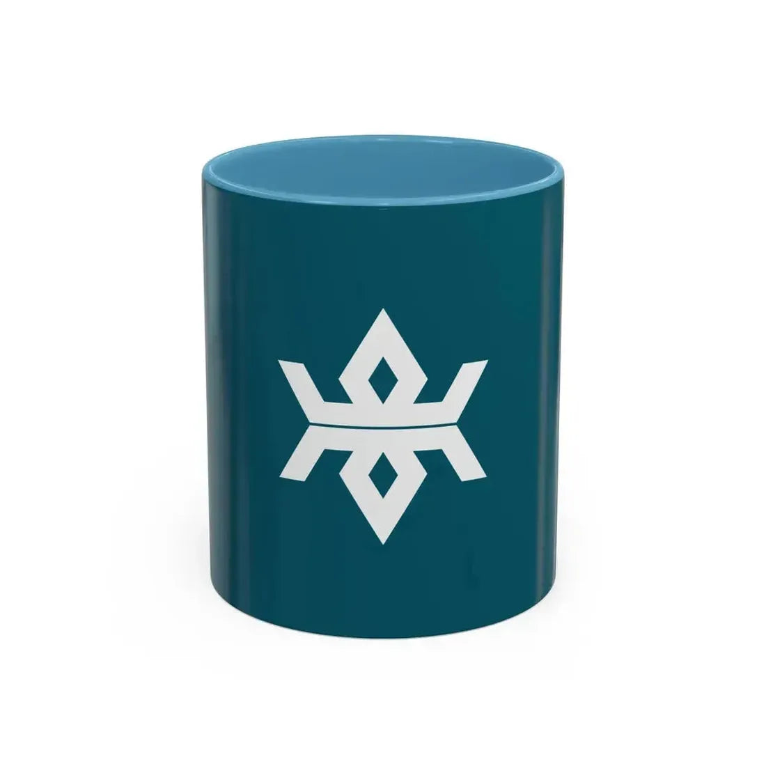 Flag of Iwate Prefecture Japan - Accent Coffee Mug 11oz Light Blue - Go Mug Yourself