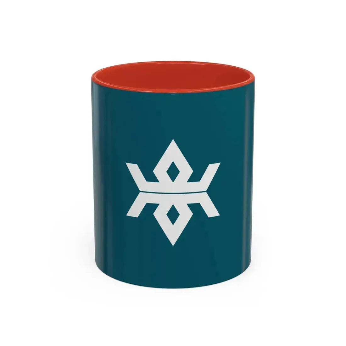 Flag of Iwate Prefecture Japan - Accent Coffee Mug 11oz Red - Go Mug Yourself