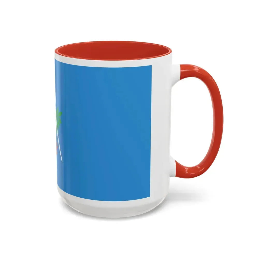 Flag of Izhevsk Russia - Accent Coffee Mug - Go Mug Yourself
