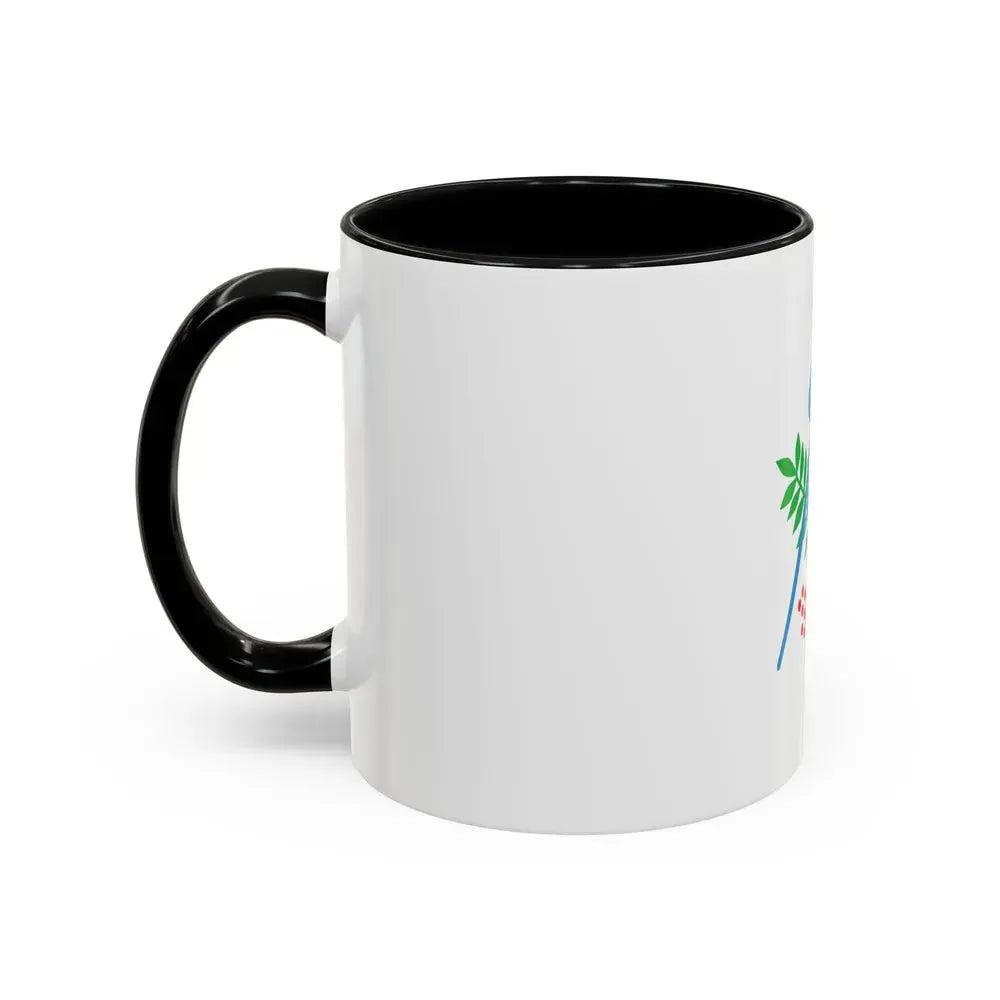 Flag of Izhevsk Russia - Accent Coffee Mug - Go Mug Yourself