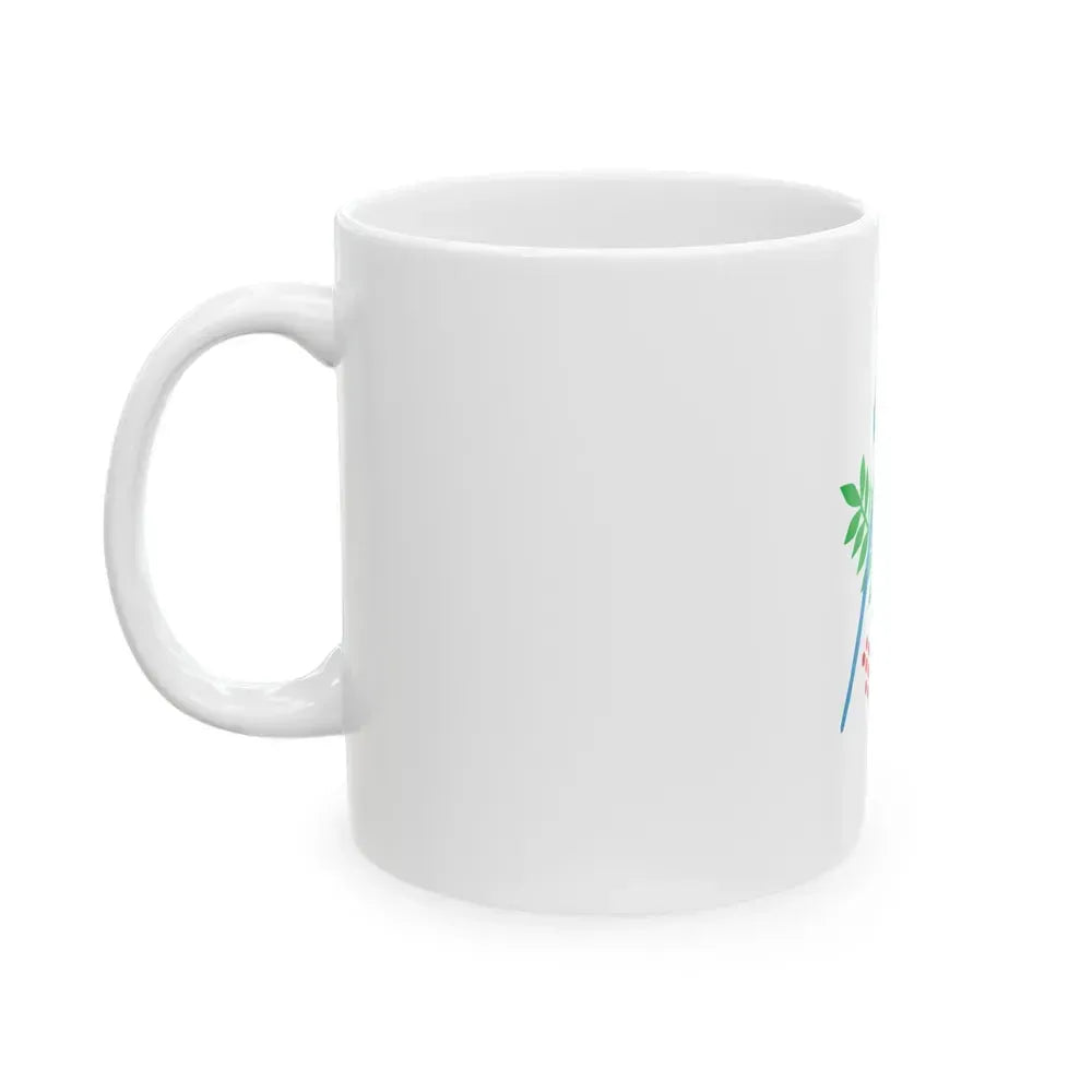 Flag of Izhevsk Russia - White Coffee Mug - Go Mug Yourself