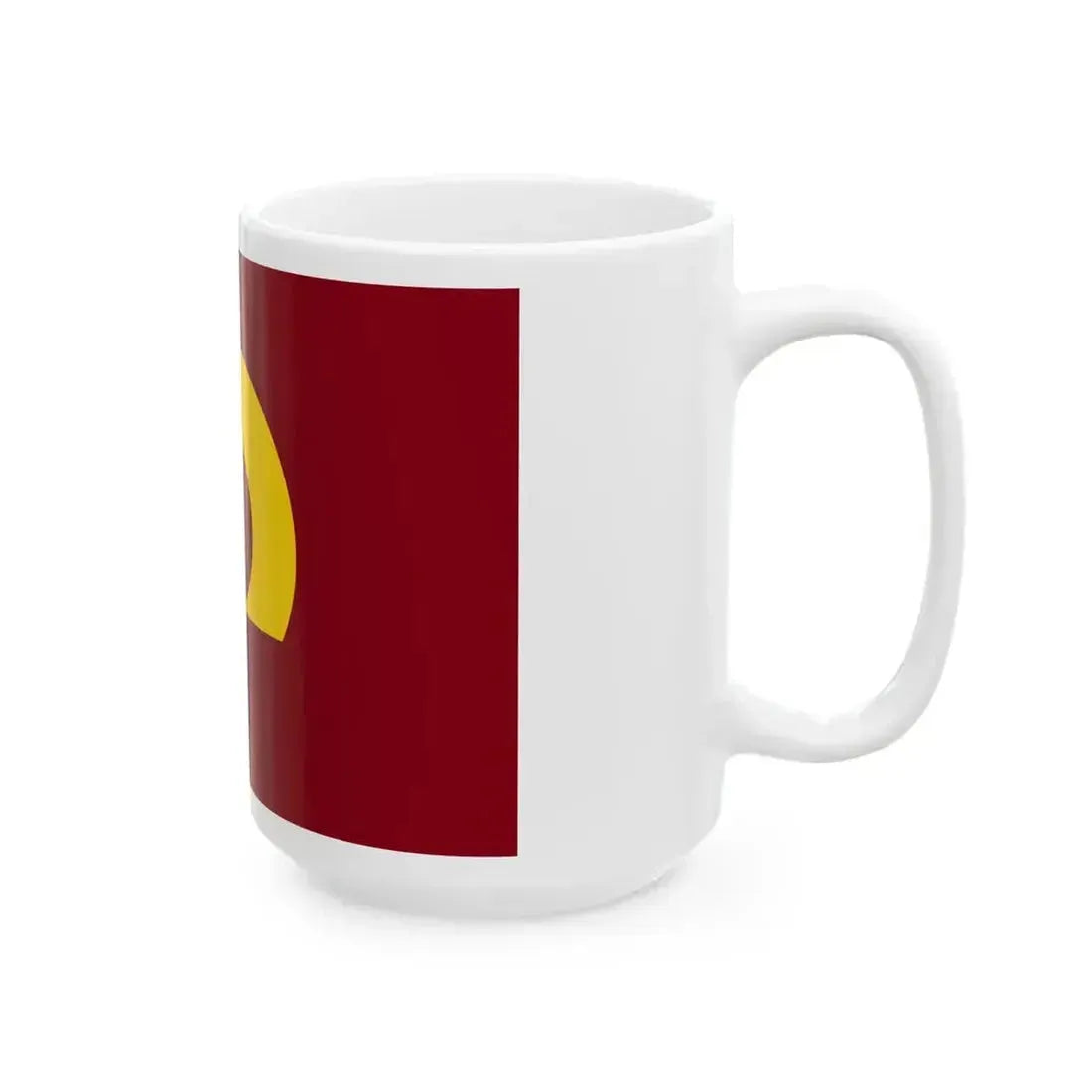 Flag of Izumozaki Niigata Amber variant (Japan) White Coffee Mug - Go Mug Yourself