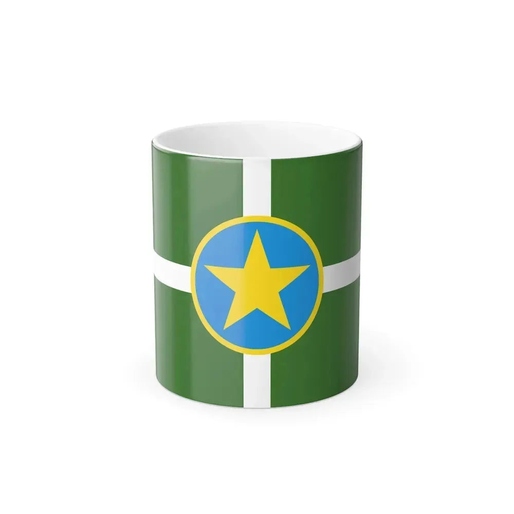 Flag of Jackson, Mississippi - Color Changing Coffee Mug 11oz - Go Mug Yourself