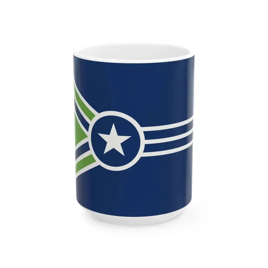 Flag of Jackson Tennessee (United States) White Coffee Mug 15oz - Go Mug Yourself