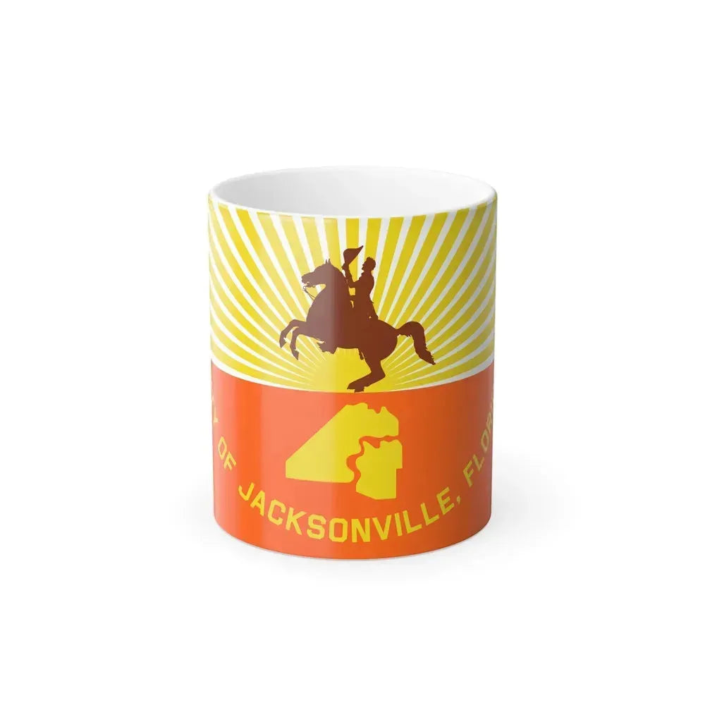 Flag of Jacksonville, Florida - Color Changing Coffee Mug 11oz - Go Mug Yourself