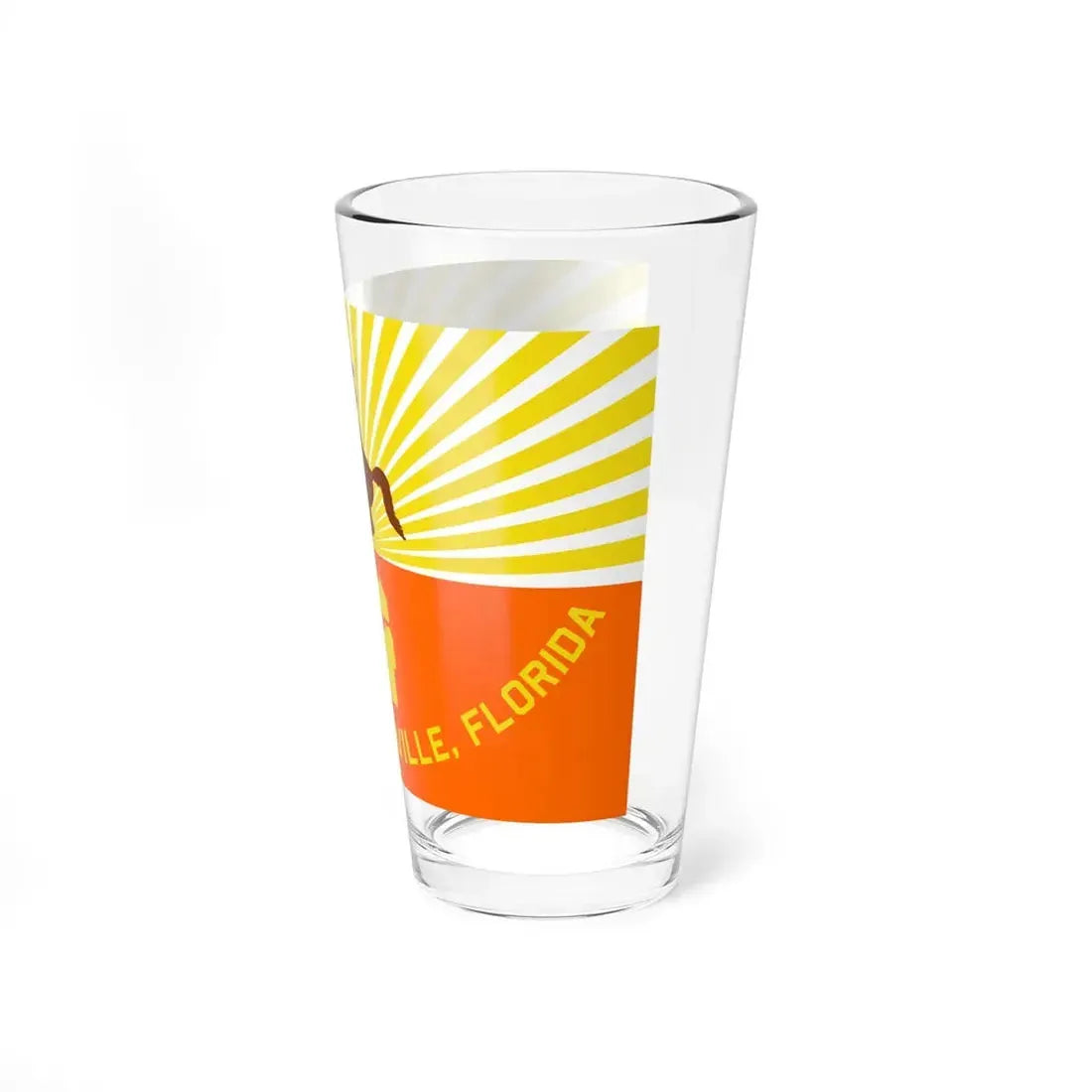 Flag of Jacksonville Florida (United States) Pint Glass 16oz - Go Mug Yourself