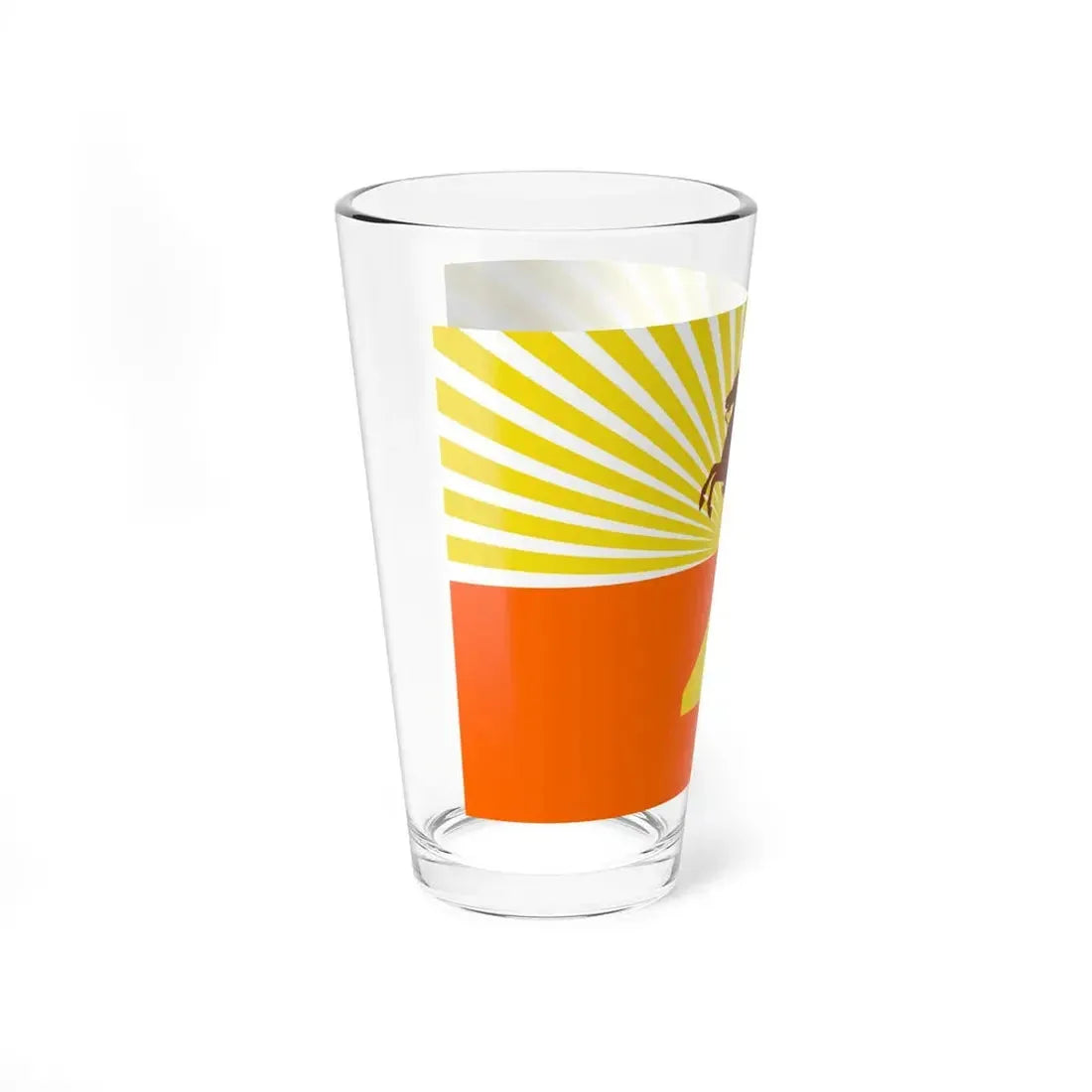 Flag of Jacksonville Florida variant (United States) Pint Glass 16oz - Go Mug Yourself