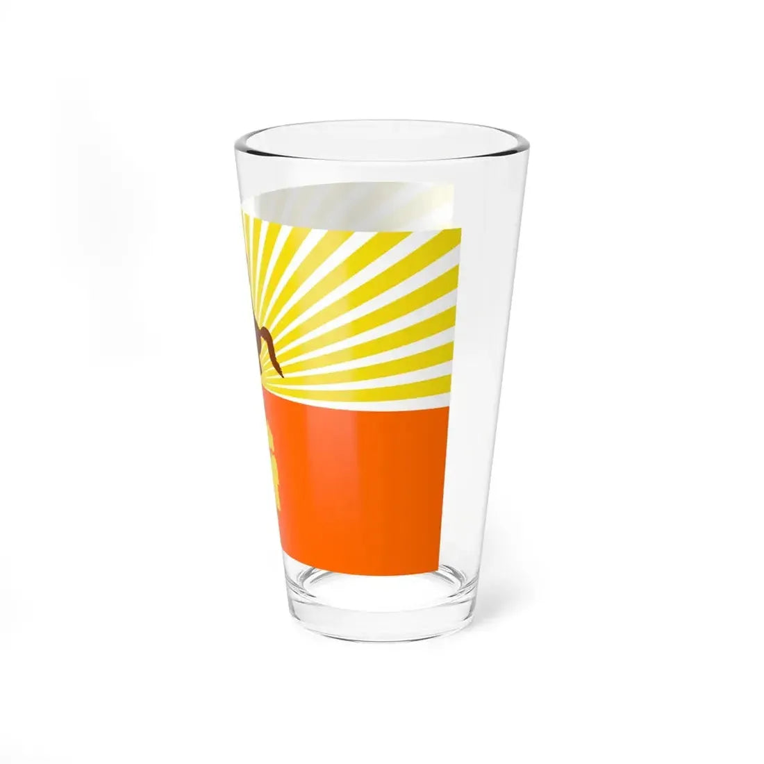 Flag of Jacksonville Florida variant (United States) Pint Glass 16oz - Go Mug Yourself