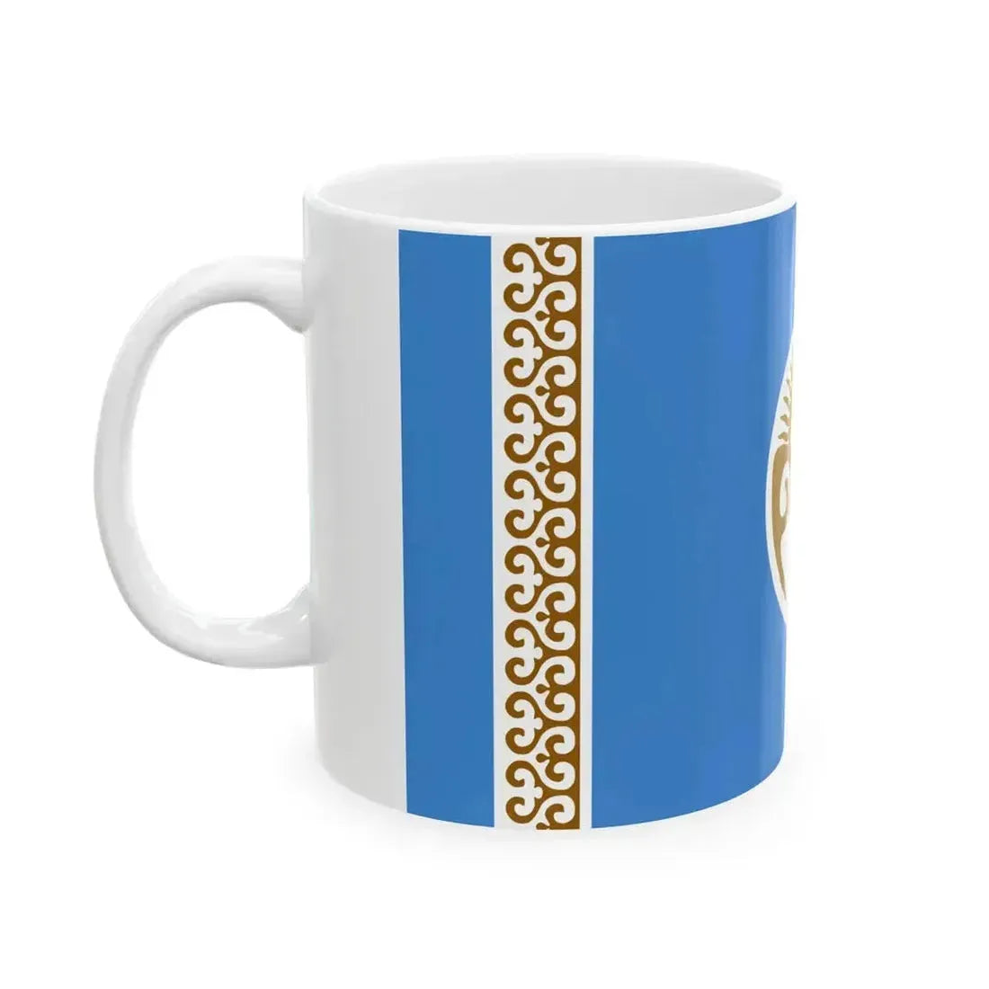 Flag of Jalal-Abad Region (Kyrgyzstan) White Coffee Mug - Go Mug Yourself