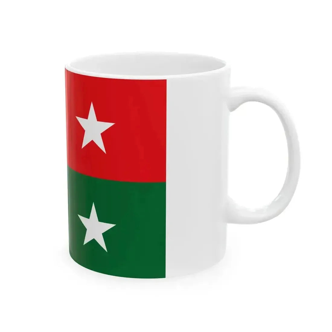 Flag of Jamhoori Wattan Party (Pakistan) White Coffee Mug - Go Mug Yourself