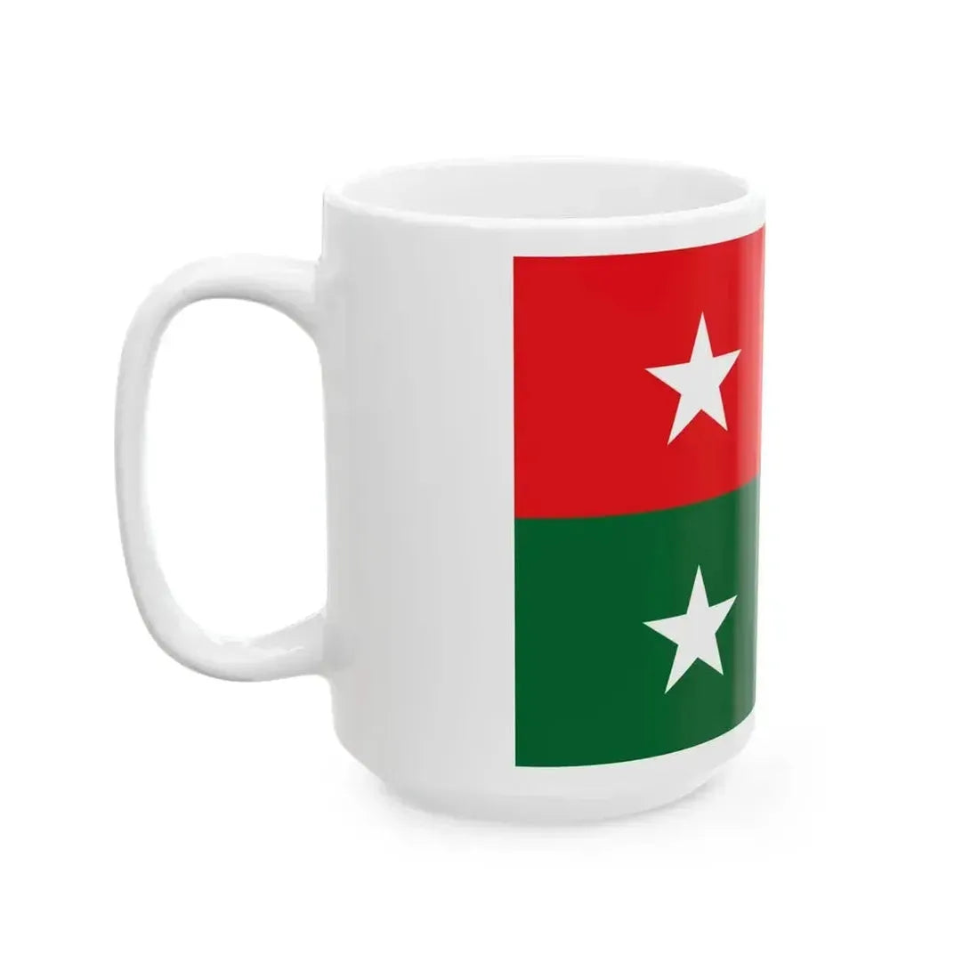 Flag of Jamhoori Wattan Party (Pakistan) White Coffee Mug - Go Mug Yourself