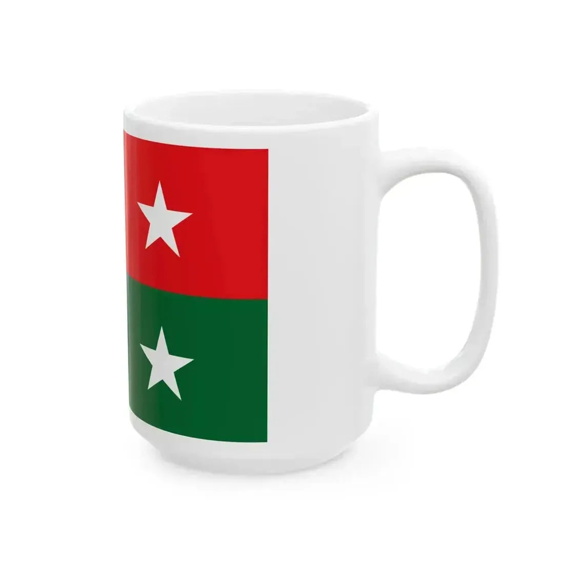 Flag of Jamhoori Wattan Party (Pakistan) White Coffee Mug - Go Mug Yourself