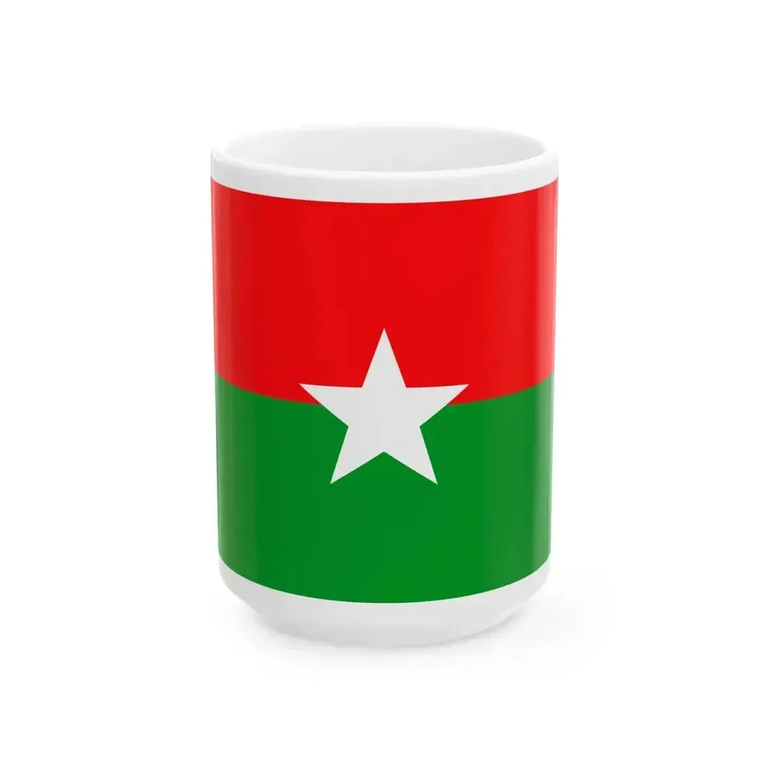 Flag of Janata Samajbadi Party (Nepal) White Coffee Mug 15oz - Go Mug Yourself