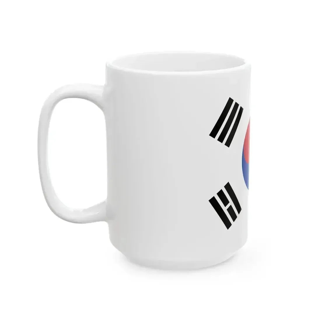 Flag of Japan and South Korea (Japan) White Coffee Mug - Go Mug Yourself