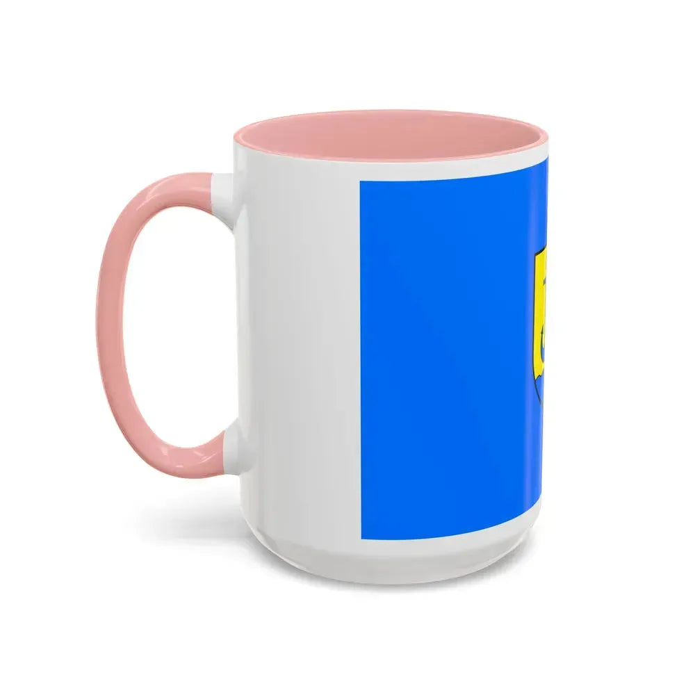 Flag of Jastarnia Poland - Accent Coffee Mug - Go Mug Yourself