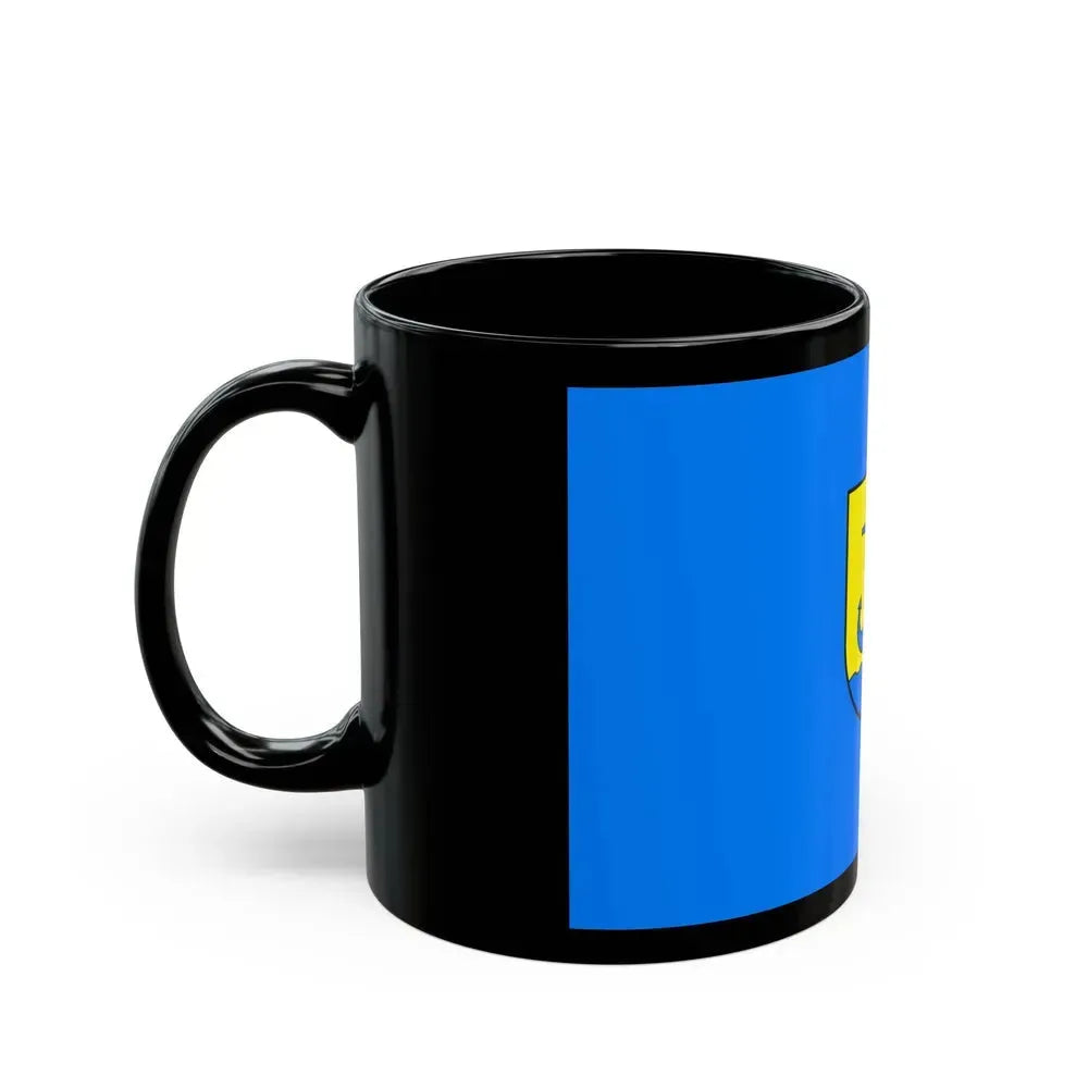 Flag of Jastarnia Poland - Black Coffee Mug - Go Mug Yourself