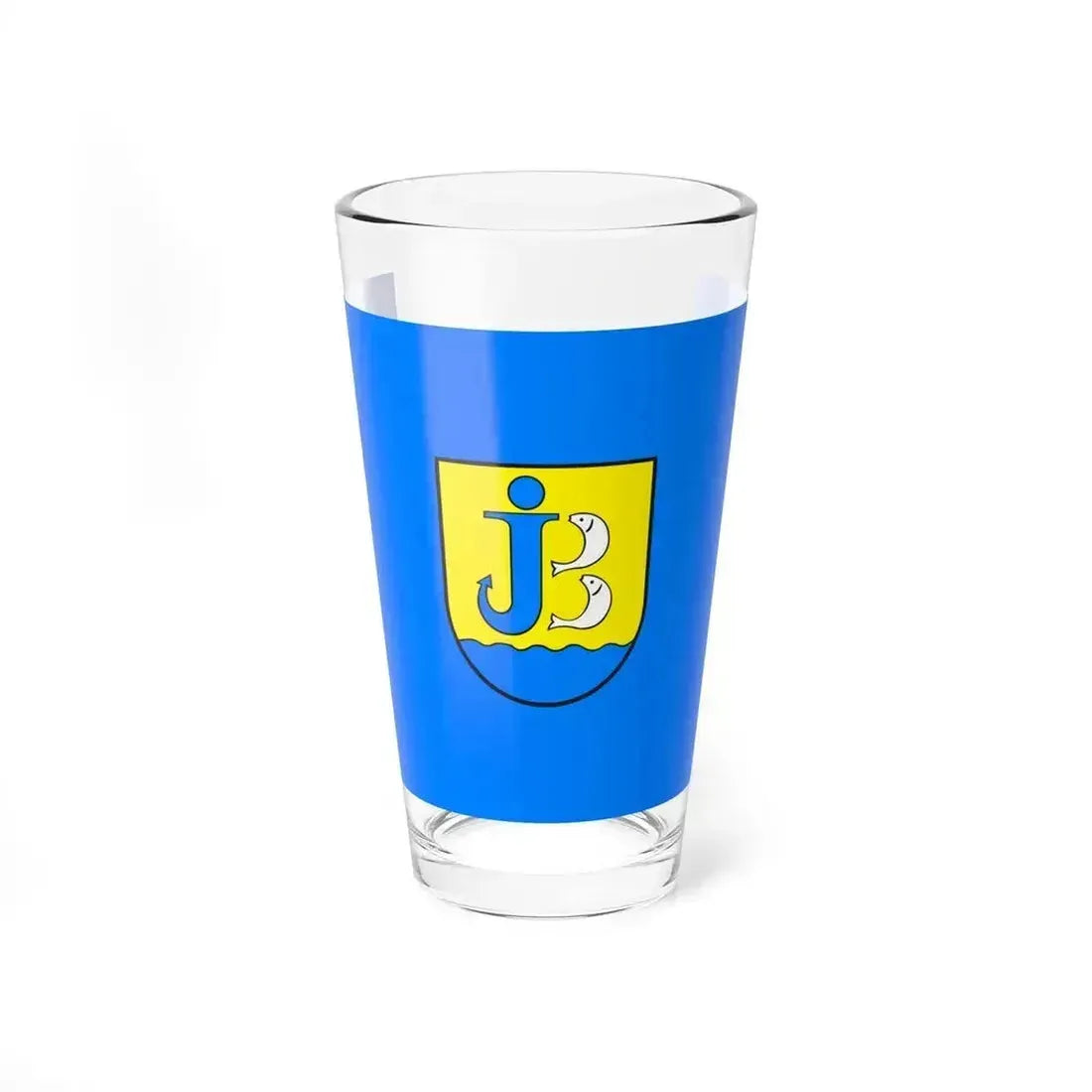Flag of Jastarnia Poland - Pint Glass 16oz 16oz - Go Mug Yourself