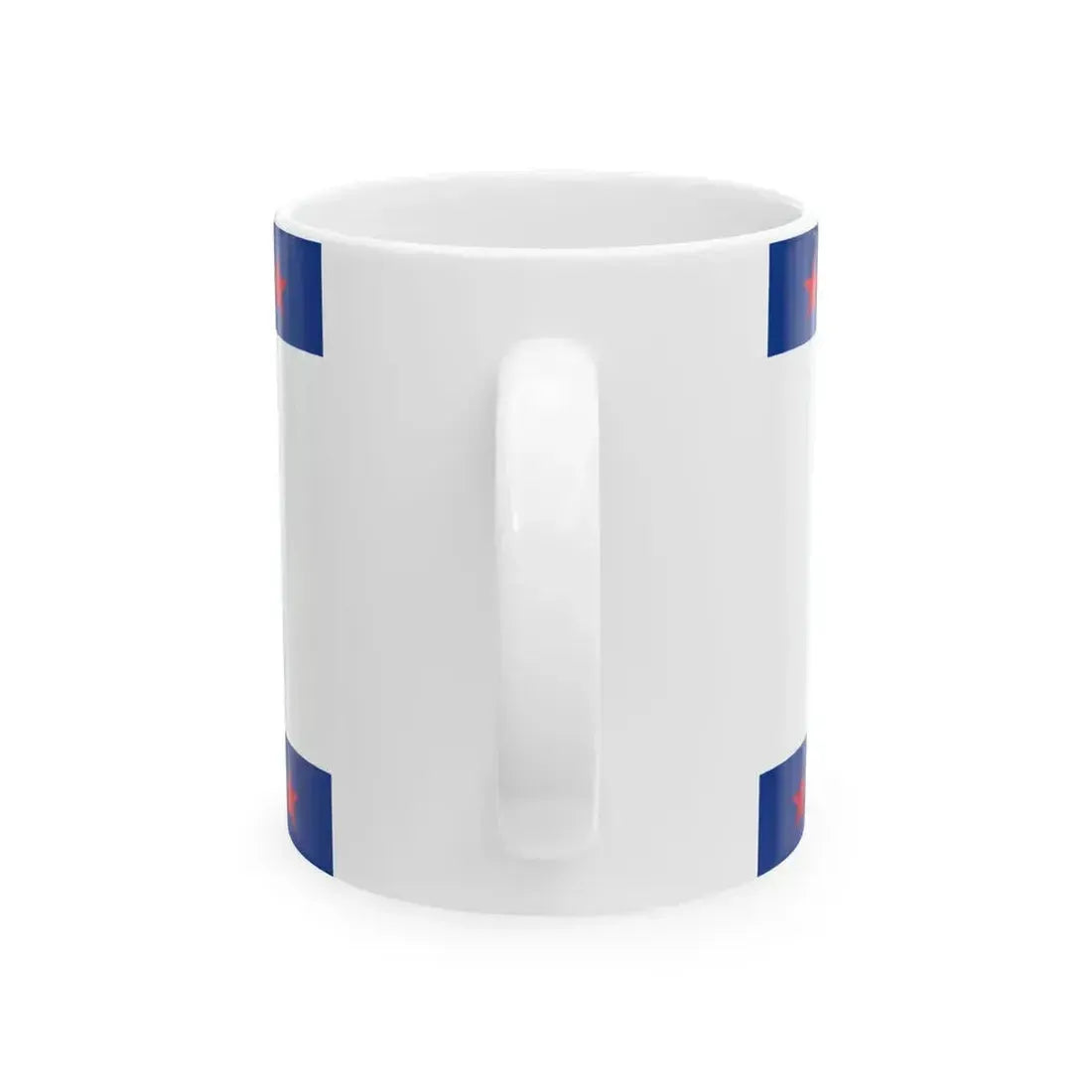 Flag of Jefferson County Ohio (United States) White Coffee Mug - Go Mug Yourself