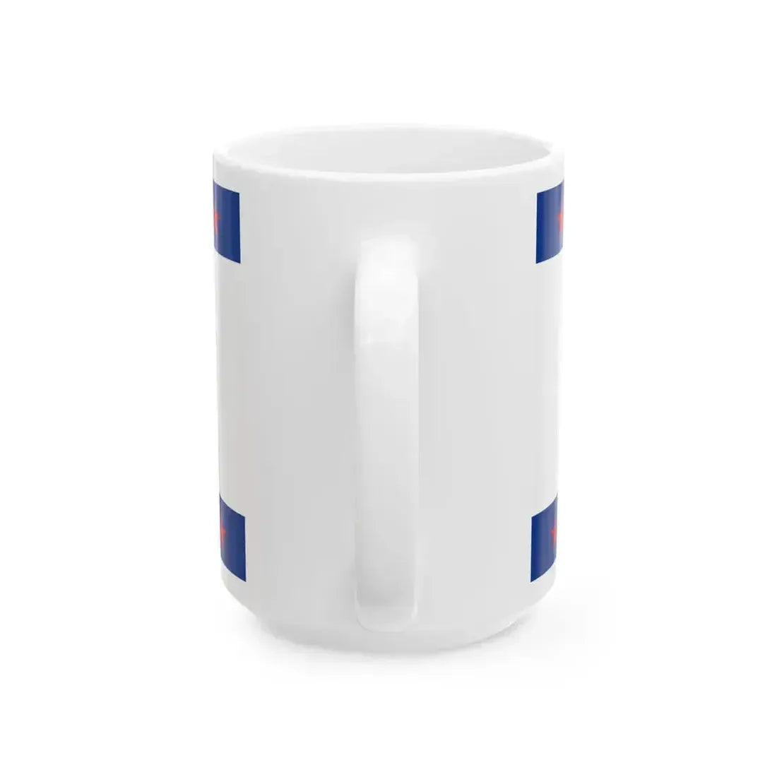 Flag of Jefferson County Ohio (United States) White Coffee Mug - Go Mug Yourself